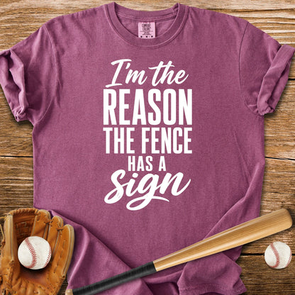 Fence Sign Heckler - HomeRun PrintsComfort Colors