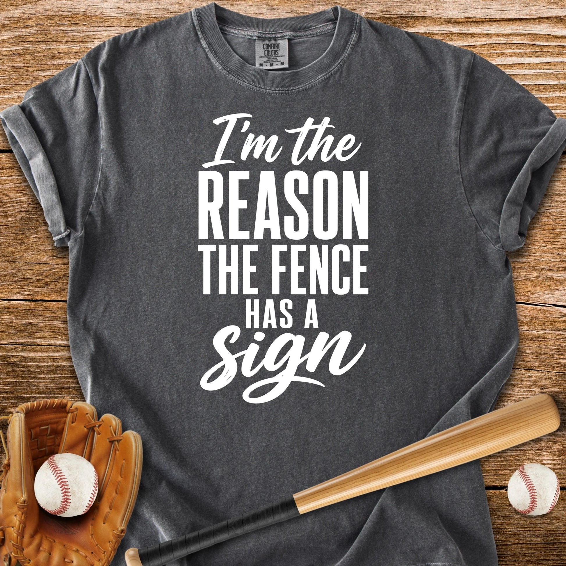 Fence Sign Heckler - HomeRun PrintsComfort Colors