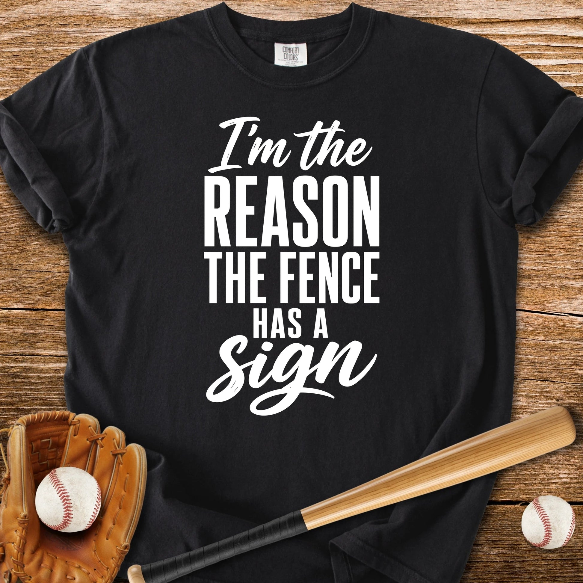 Fence Sign Heckler - HomeRun PrintsComfort Colors