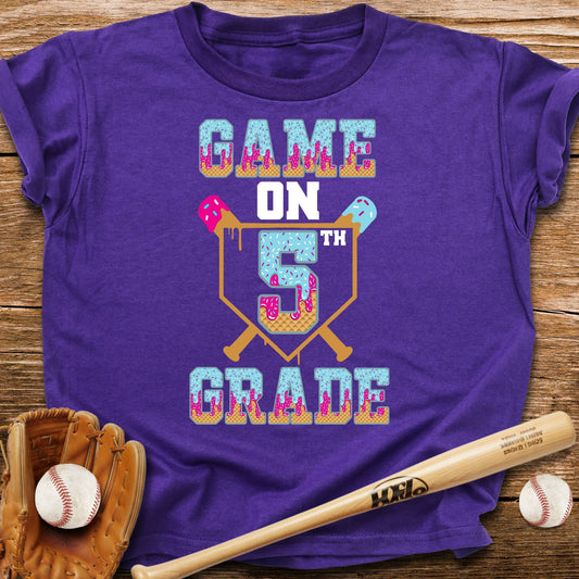 Fifth Grade Game On Kids T-shirt - HomeRun PrintsKids clothes