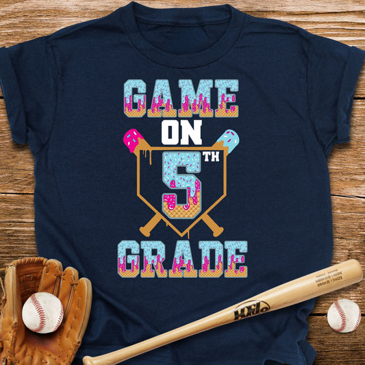 Fifth Grade Game On Kids T-shirt - HomeRun PrintsKids clothes