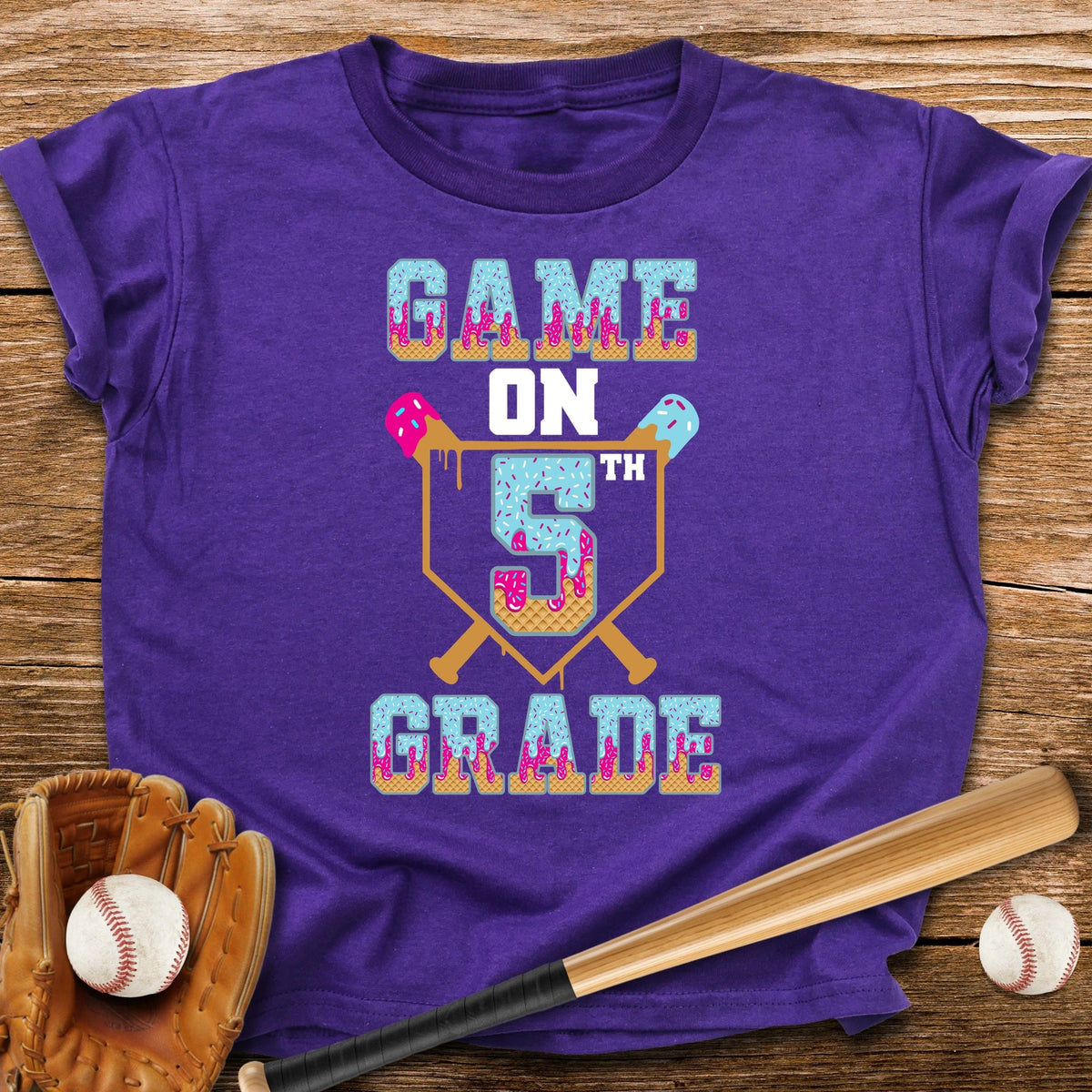 Fifth Grade Game On Youth Tee - HomeRun PrintsKids clothes