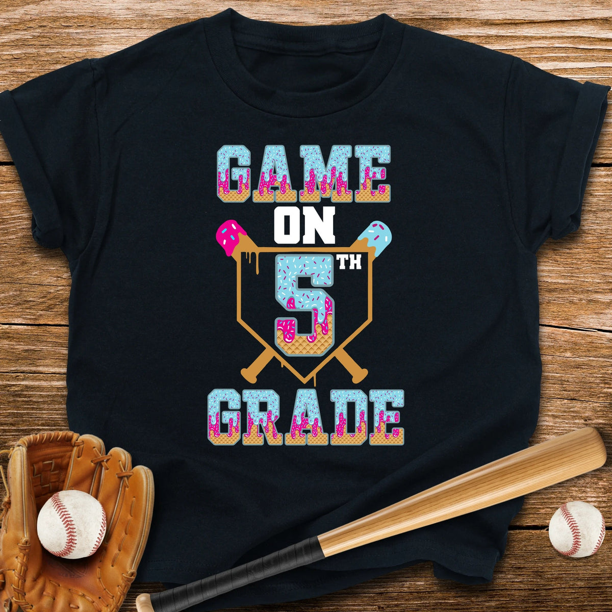 Fifth Grade Game On Youth Tee - HomeRun PrintsKids clothes