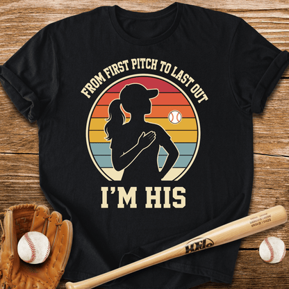 First Pitch To Last Out T-Shirt - HomeRun PrintsT-Shirt