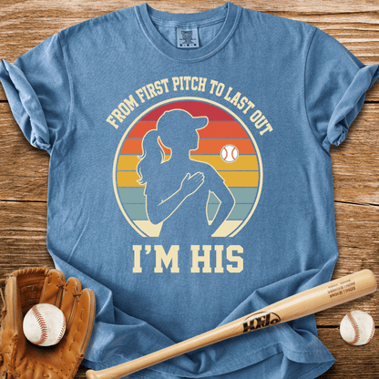 First Pitch To Last Out T-Shirt - HomeRun PrintsComfort Colors
