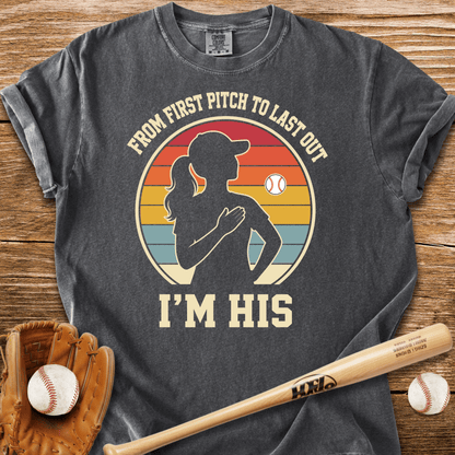 First Pitch To Last Out T-Shirt - HomeRun PrintsComfort Colors