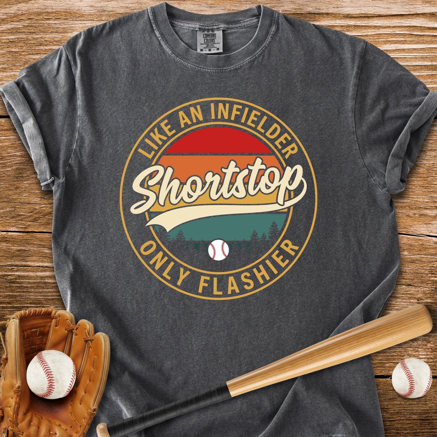 Flashy Shortstop - HomeRun PrintsComfort Colors