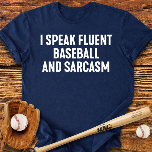 Fluent Baseball T-shirt - HomeRun PrintsT-Shirt