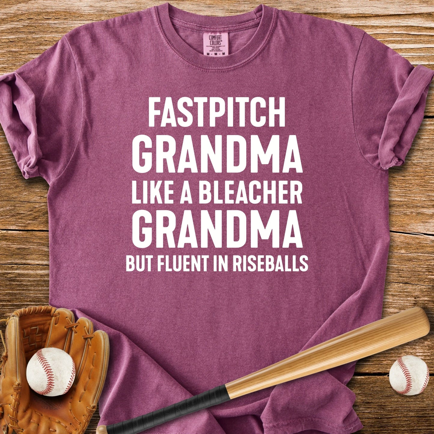 Fluent In Riseballs - HomeRun PrintsComfort Colors
