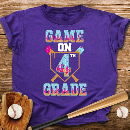 Fourth Grade Game On Youth Tee - HomeRun PrintsKids clothes