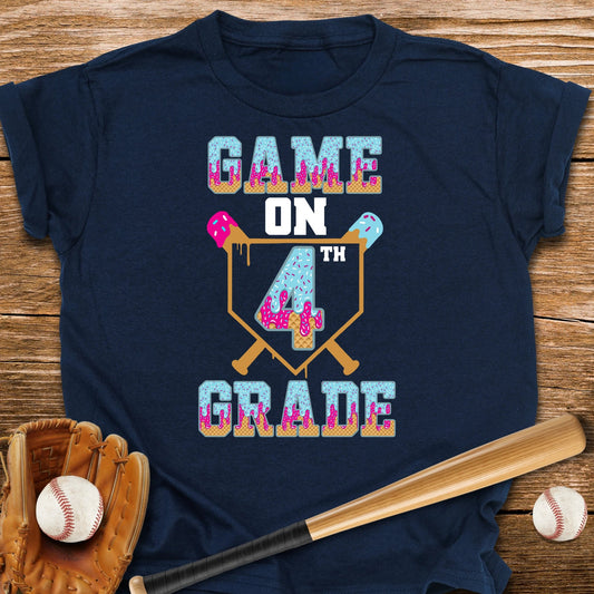 Fourth Grade Game On Youth Tee - HomeRun PrintsKids clothes