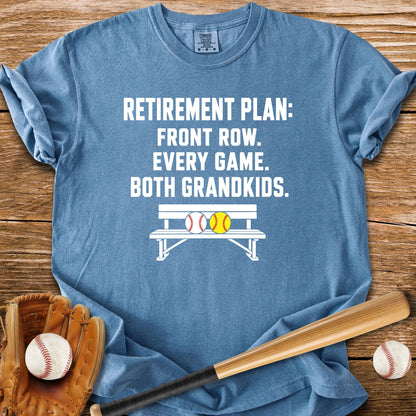 Front Row For Both Grandkids - HomeRun PrintsComfort Colors