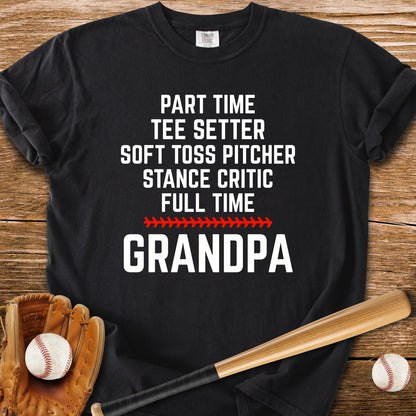 Full Time Grandpa - HomeRun PrintsComfort Colors