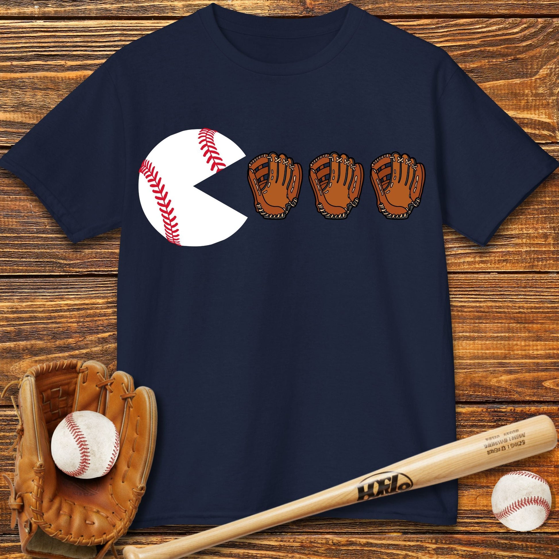 Funny Ball Eating Kids T-Shirt - HomeRun PrintsKids clothes