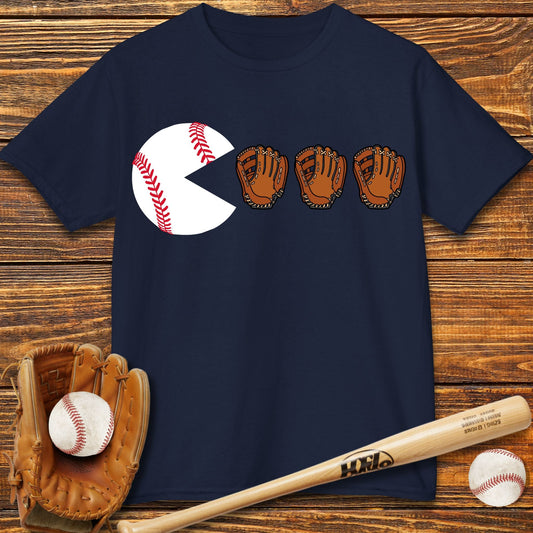 Funny Ball Eating Kids T-Shirt - HomeRun PrintsKids clothes