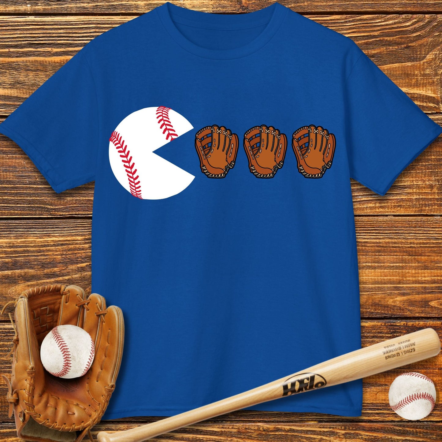 Funny Ball Eating Kids T-Shirt - HomeRun PrintsKids clothes