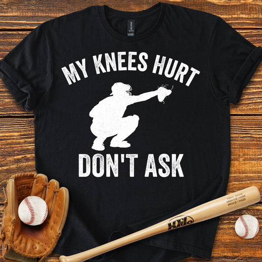 Funny Baseball Catcher T-shirt - HomeRun PrintsT-Shirt