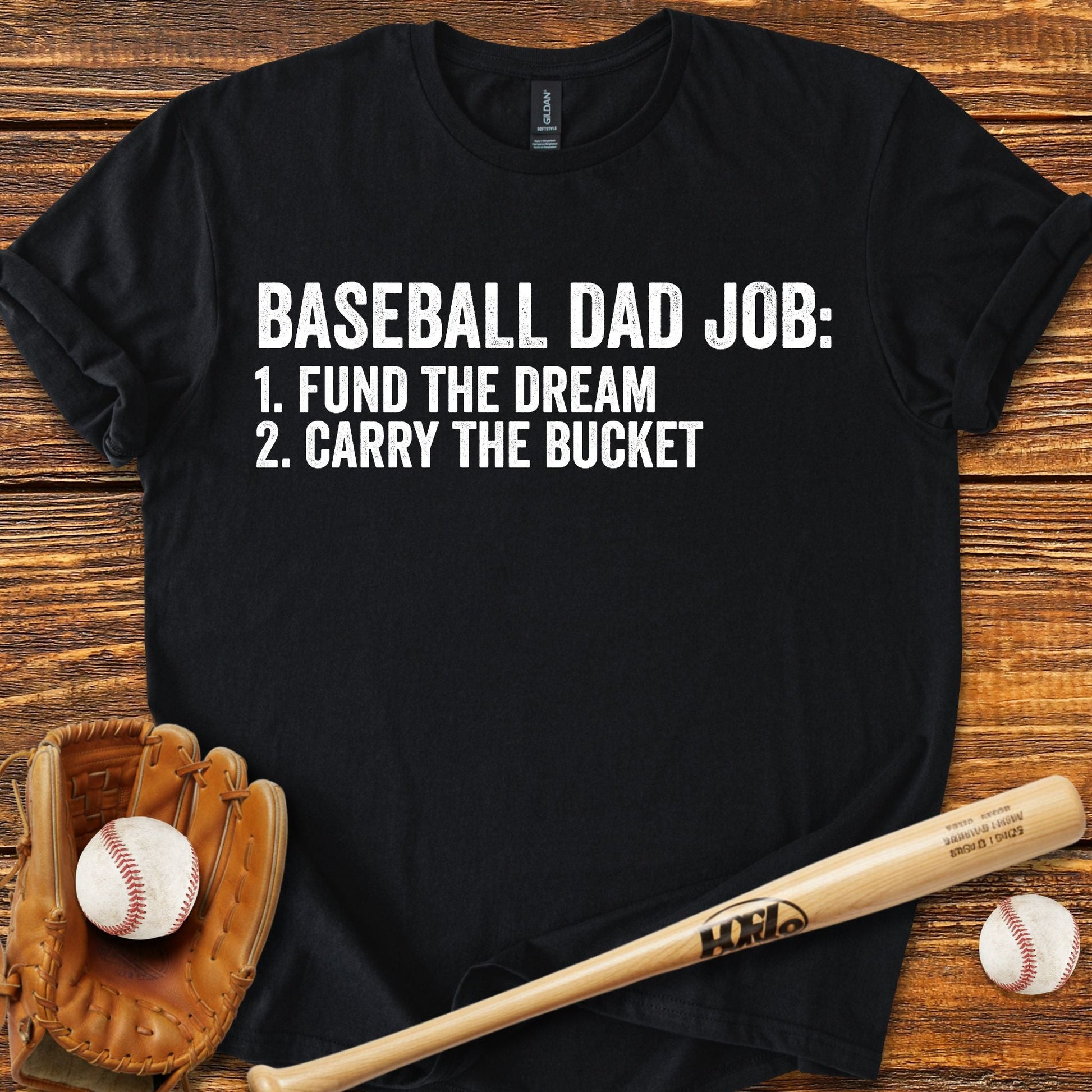 Funny Baseball Dad T-shirt - HomeRun PrintsT-Shirt
