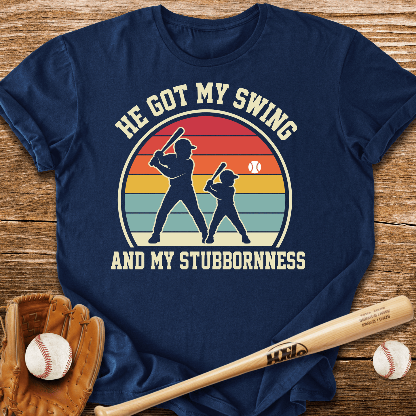 Funny Baseball Dad T-Shirt - HomeRun PrintsT-Shirt