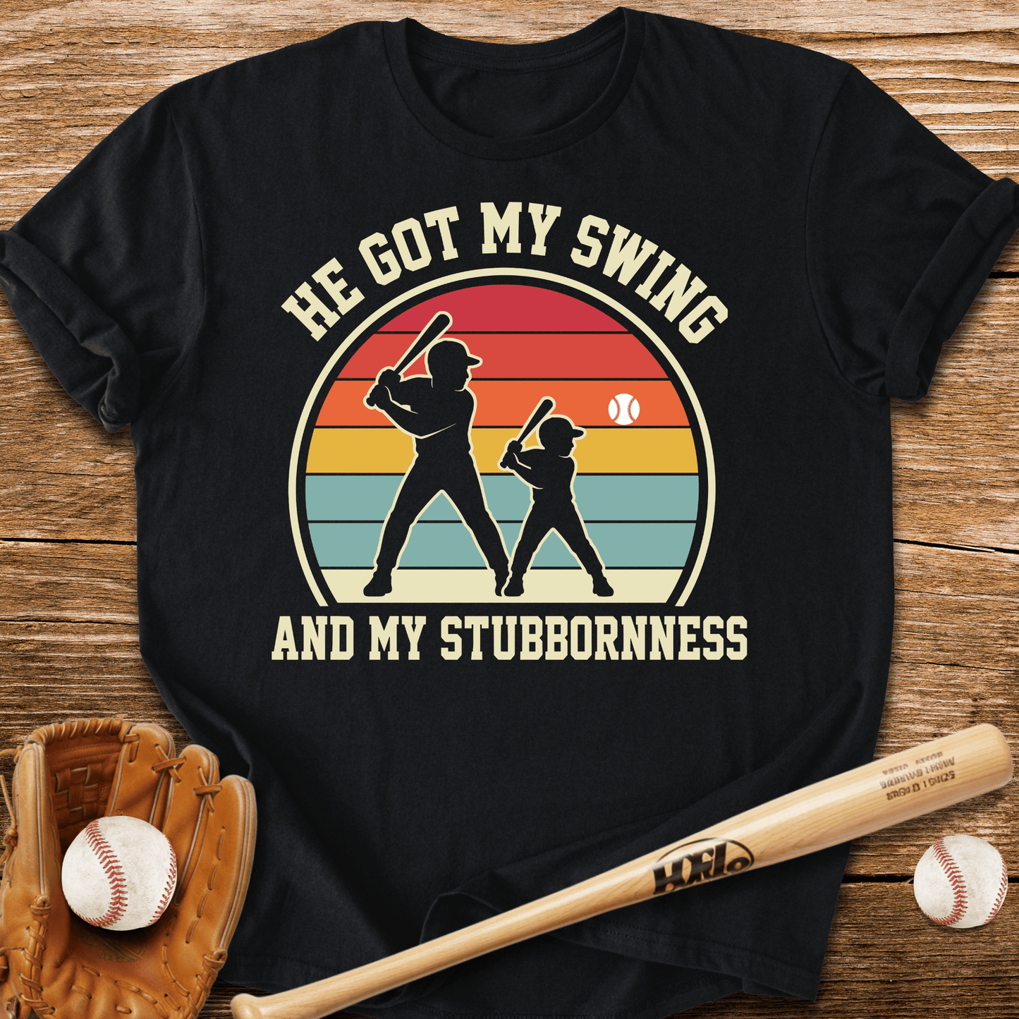 Funny Baseball Dad T-Shirt - HomeRun PrintsT-Shirt