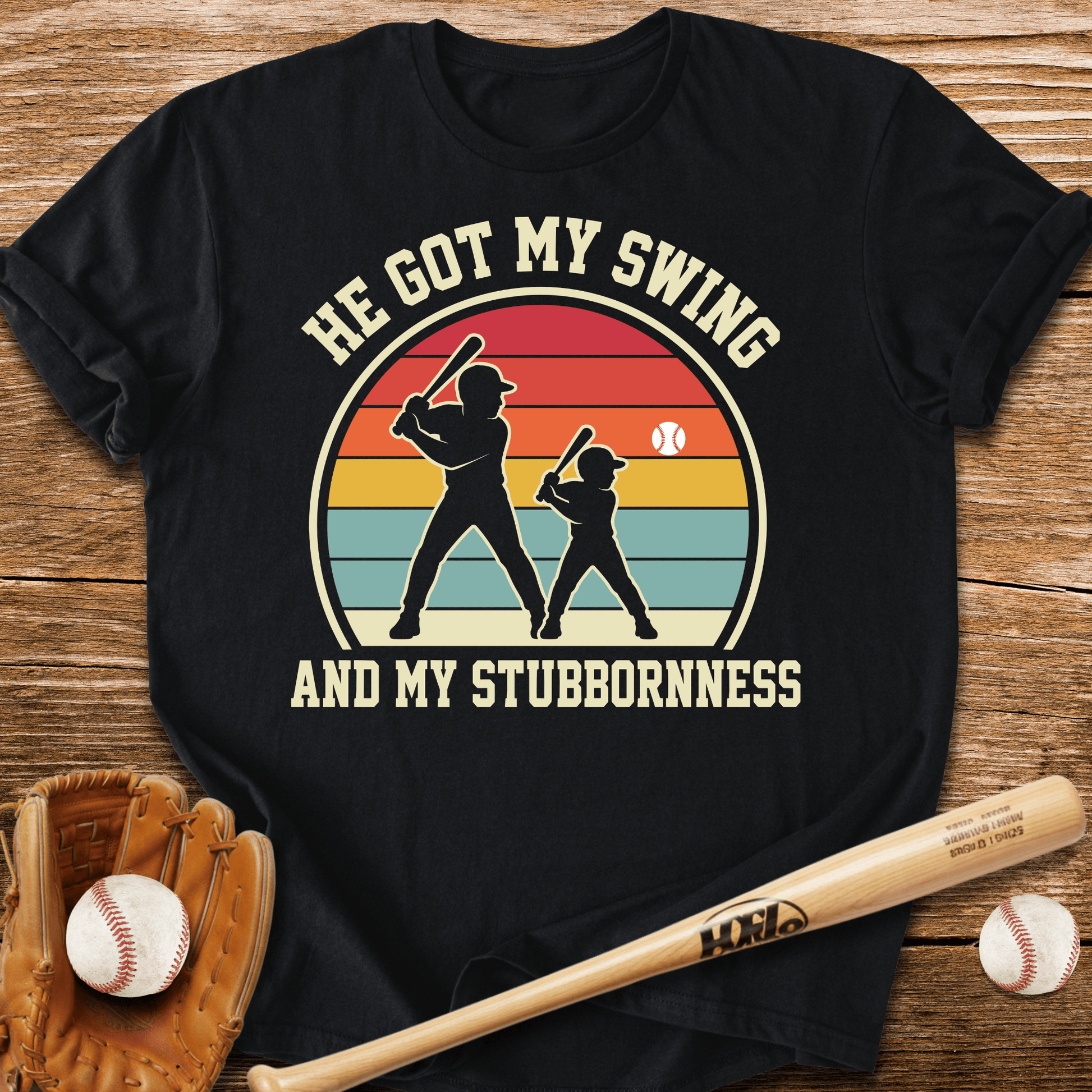 Funny Baseball Dad T-Shirt - HomeRun PrintsT-Shirt