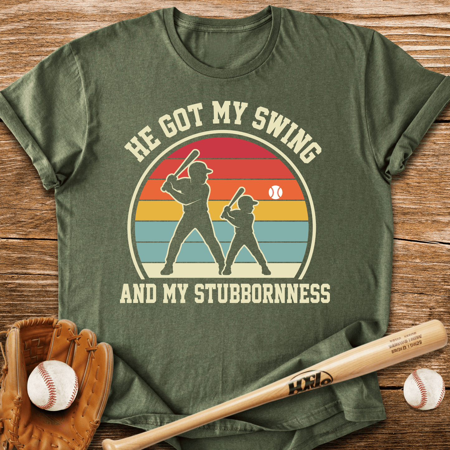 Funny Baseball Dad T-Shirt - HomeRun PrintsT-Shirt