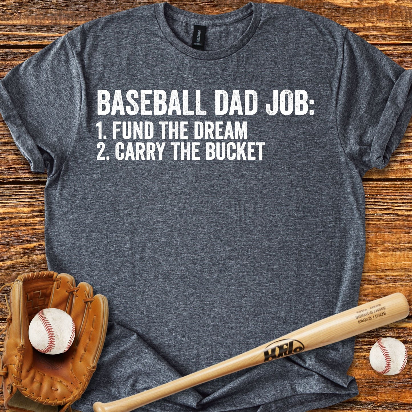 Funny Baseball Dad T-shirt - HomeRun PrintsT-Shirt