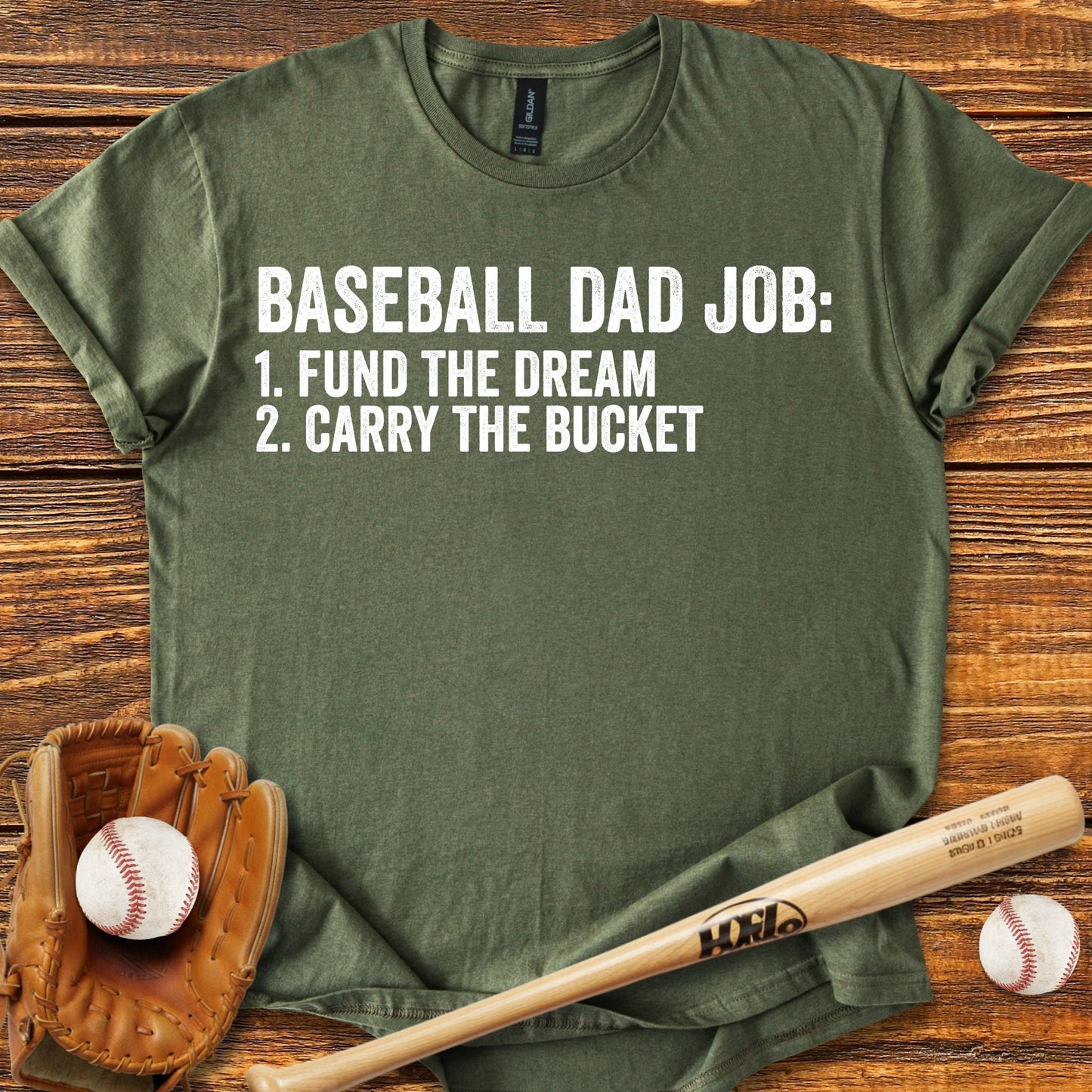 Funny Baseball Dad T-shirt - HomeRun PrintsT-Shirt