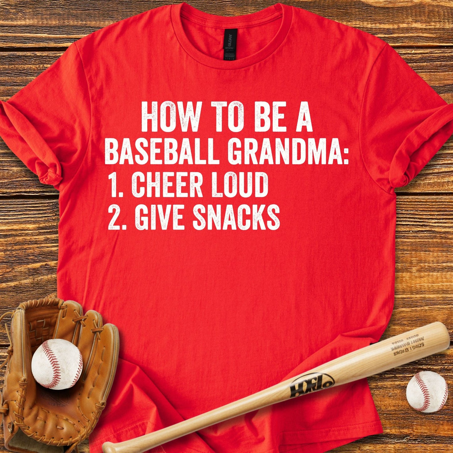 Funny Baseball Grandma T-shirt - HomeRun PrintsT-Shirt
