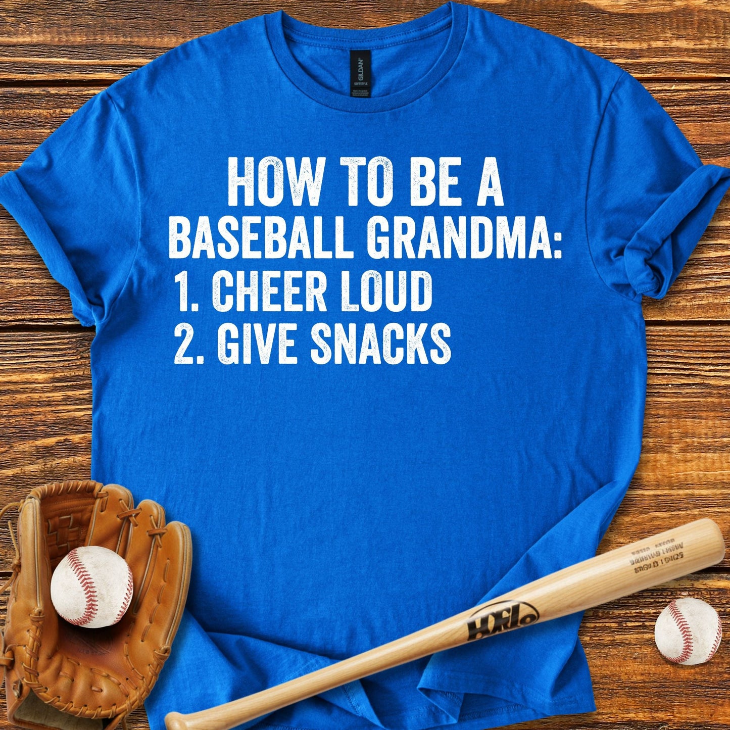 Funny Baseball Grandma T-shirt - HomeRun PrintsT-Shirt