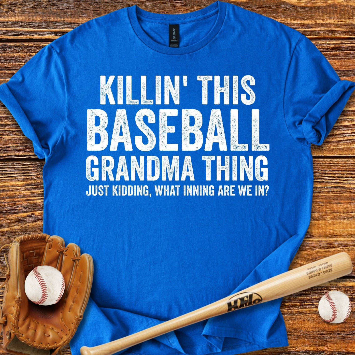 Funny Baseball Grandma T-shirt - HomeRun PrintsT-Shirt