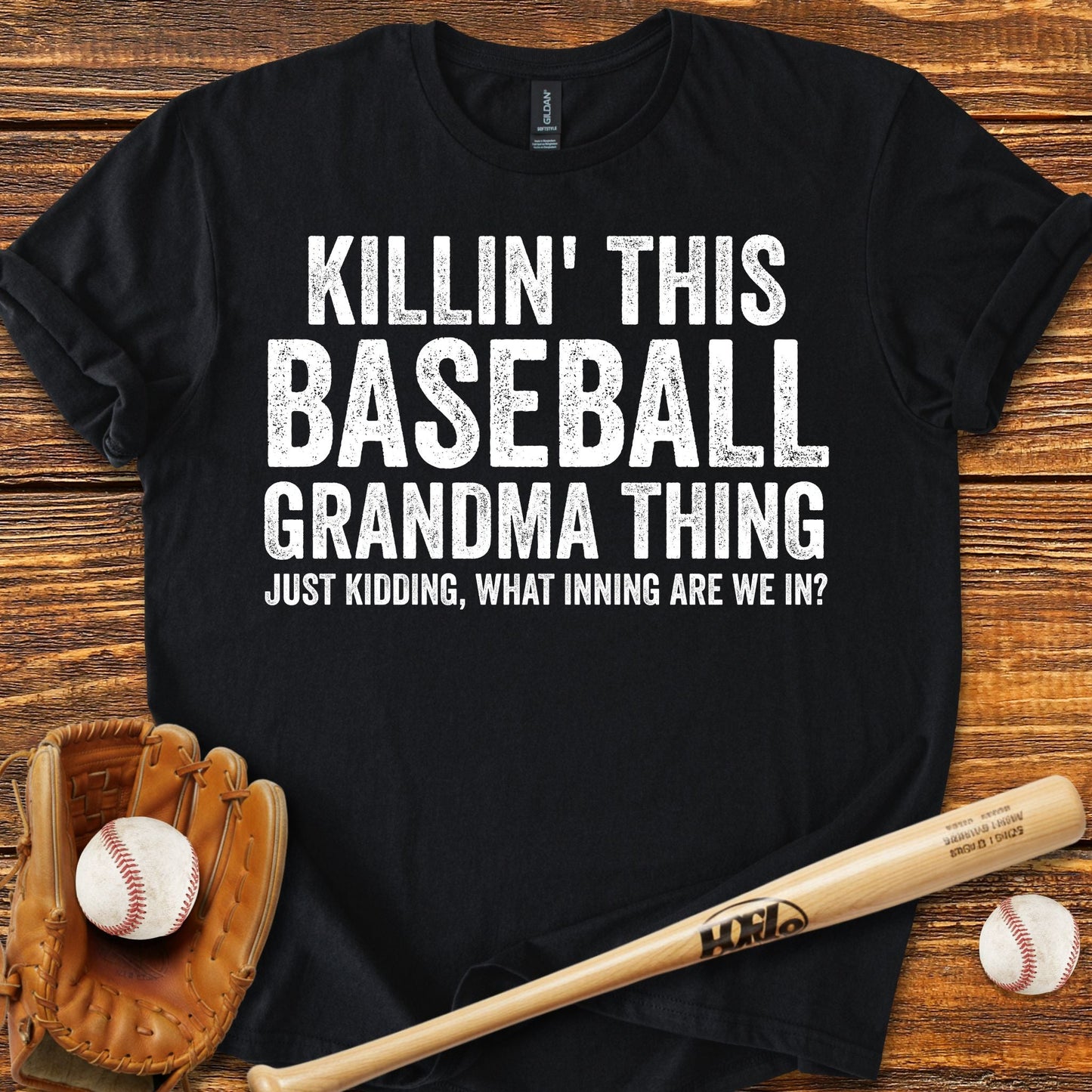 Funny Baseball Grandma T-shirt - HomeRun PrintsT-Shirt