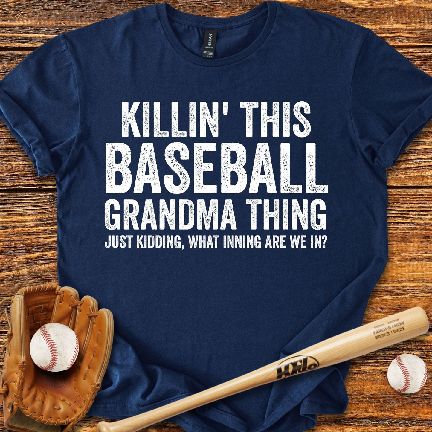 Funny Baseball Grandma T-shirt - HomeRun PrintsT-Shirt