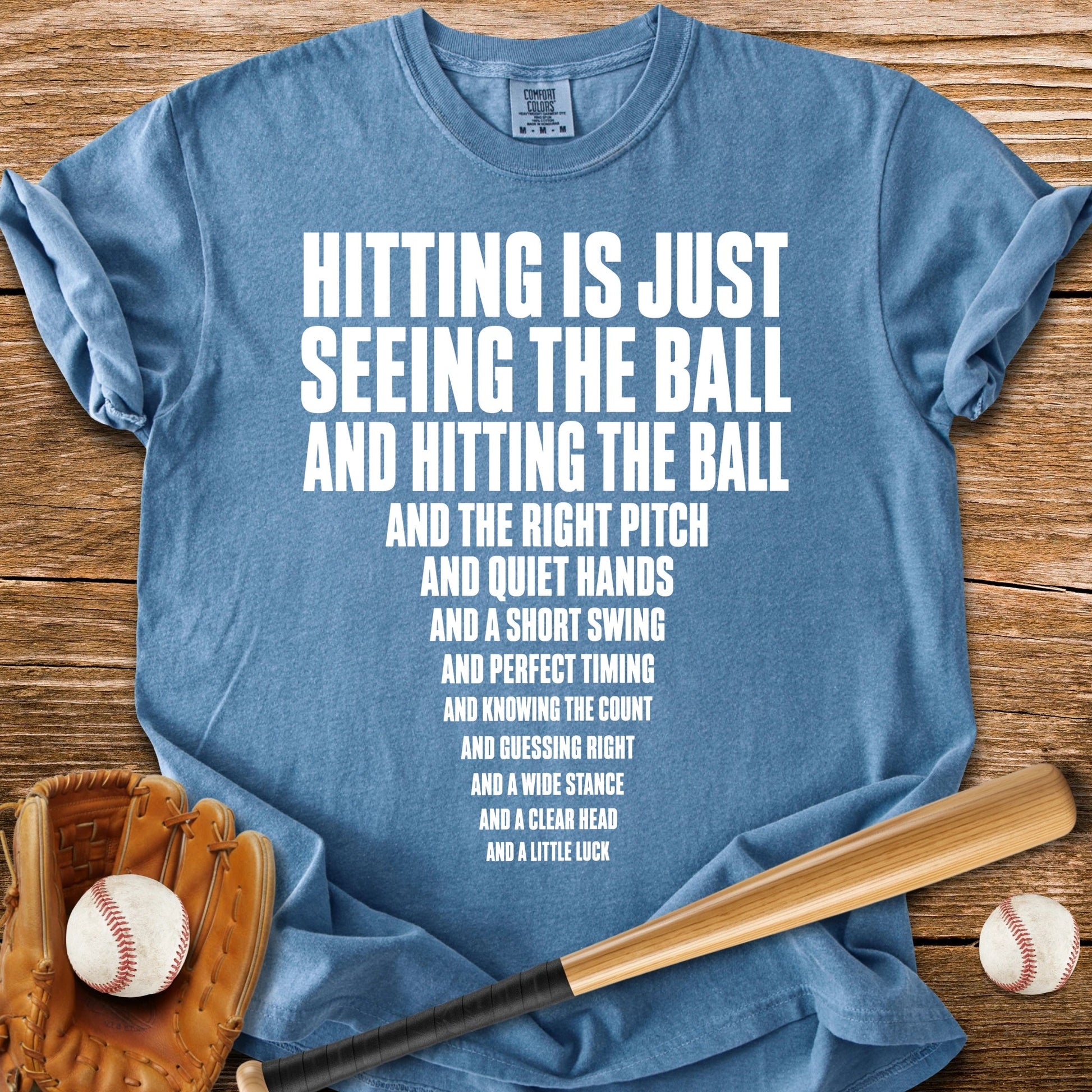 Funny Baseball Hitting - HomeRun PrintsComfort Colors