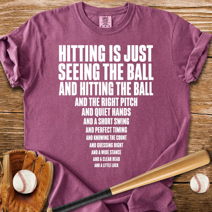 Funny Baseball Hitting - HomeRun PrintsComfort Colors