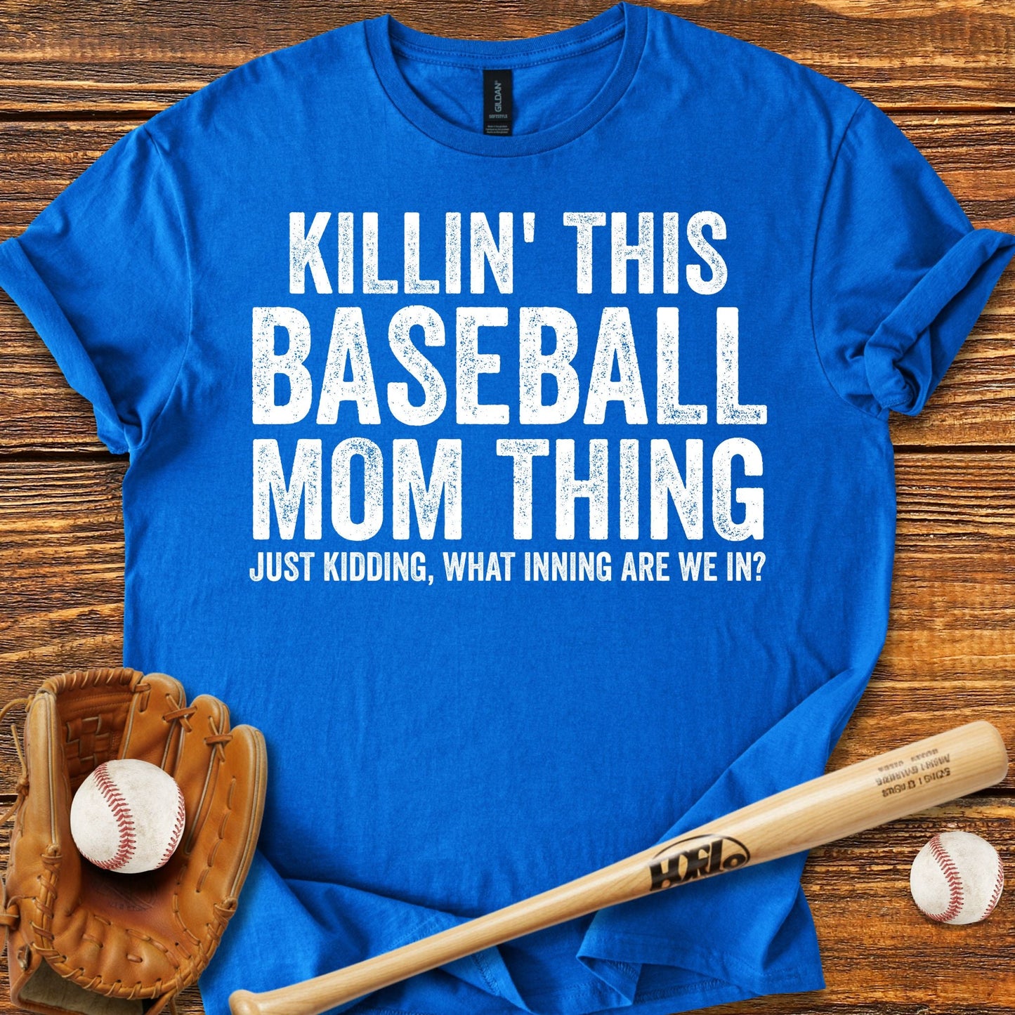 Funny Baseball Mom T-shirt - HomeRun PrintsT-Shirt