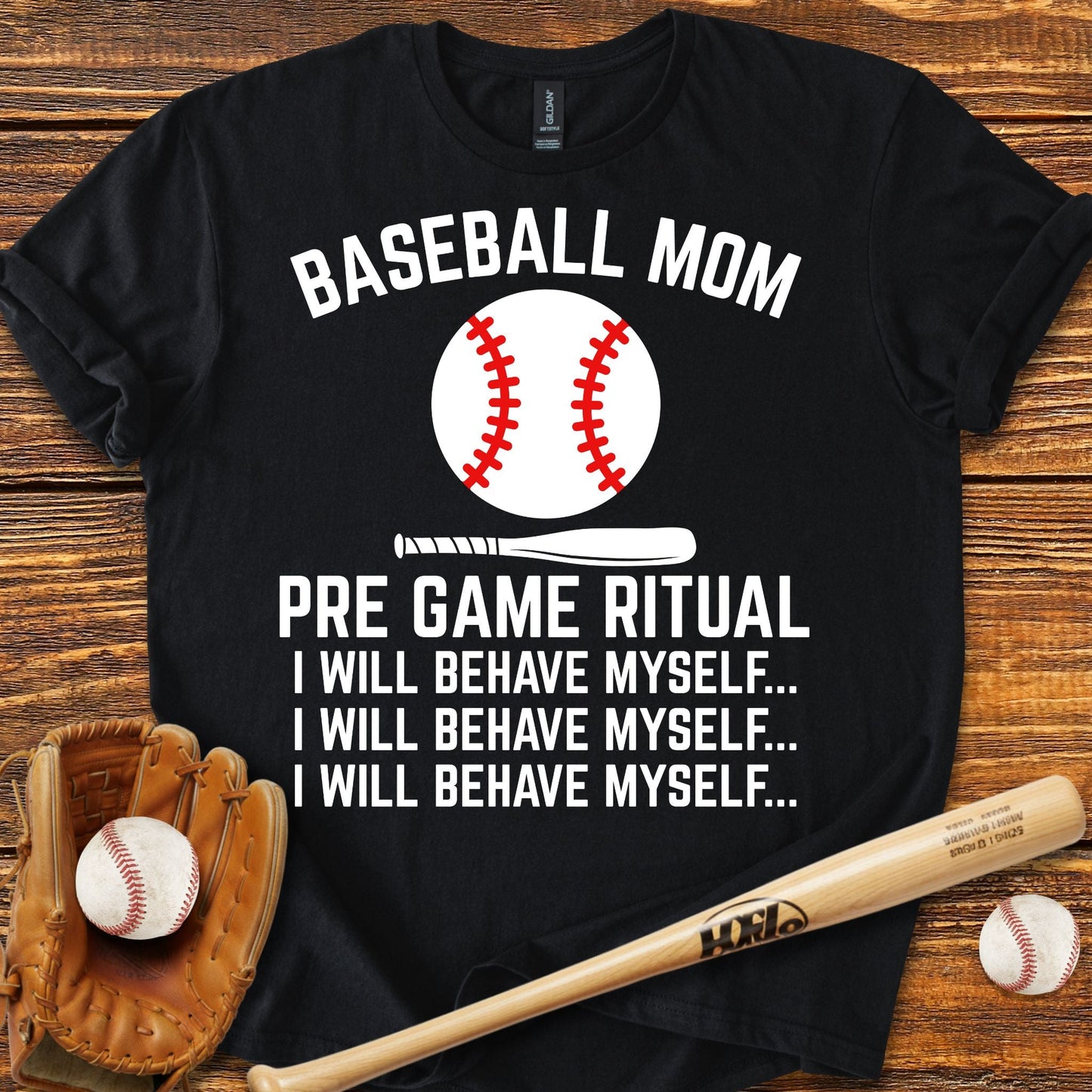 Funny Baseball Mom T-shirt - HomeRun PrintsT-Shirt