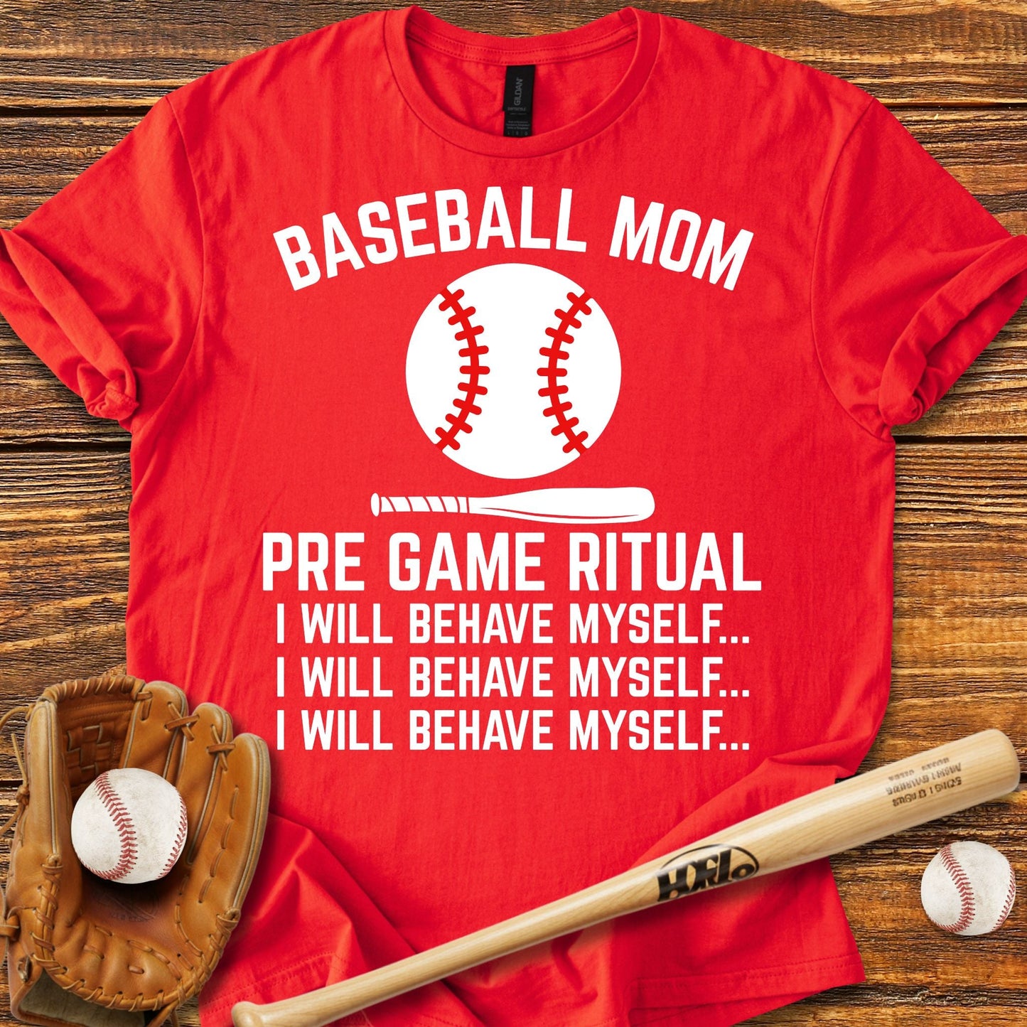 Funny Baseball Mom T-shirt - HomeRun PrintsT-Shirt