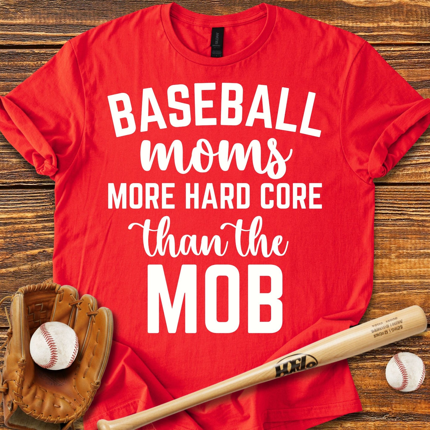 Funny Baseball Mom T-shirt - HomeRun PrintsT-Shirt