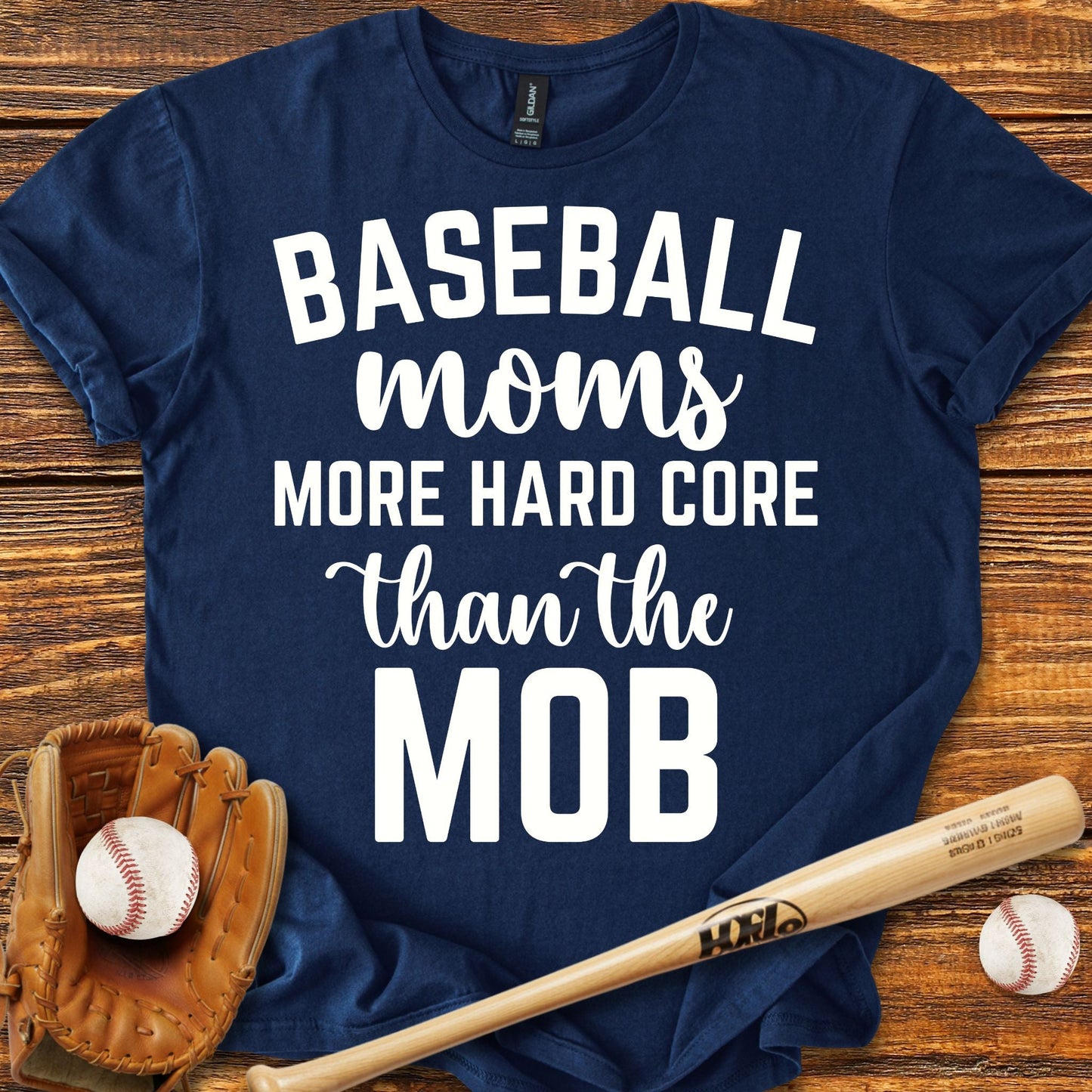 Funny Baseball Mom T-shirt - HomeRun PrintsT-Shirt