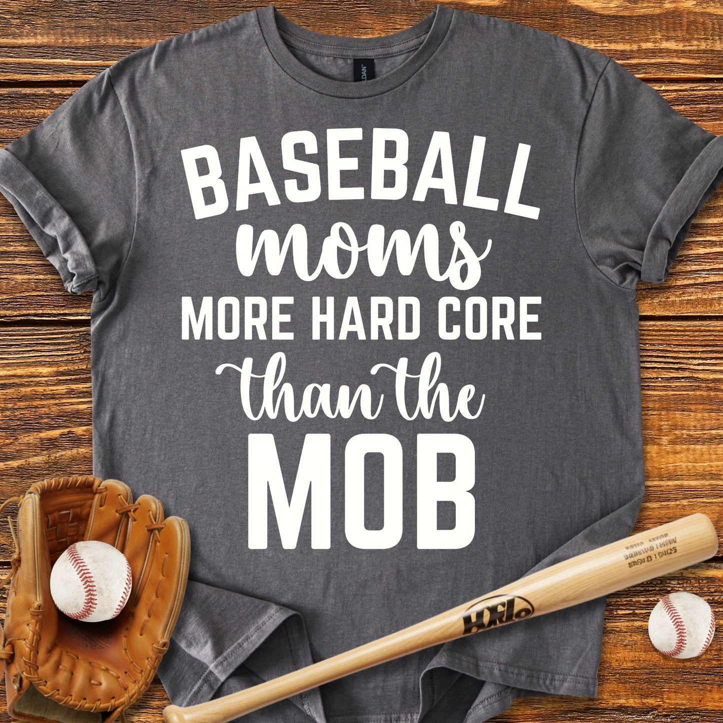 Funny Baseball Mom T-shirt - HomeRun PrintsT-Shirt