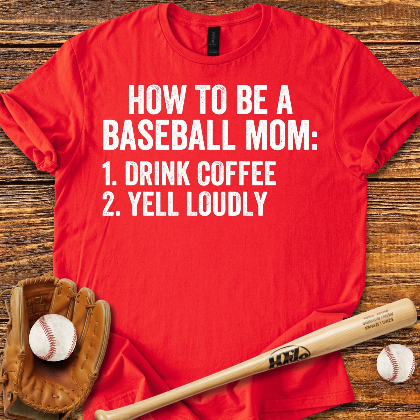Funny Baseball Mom T-shirt - HomeRun PrintsT-Shirt