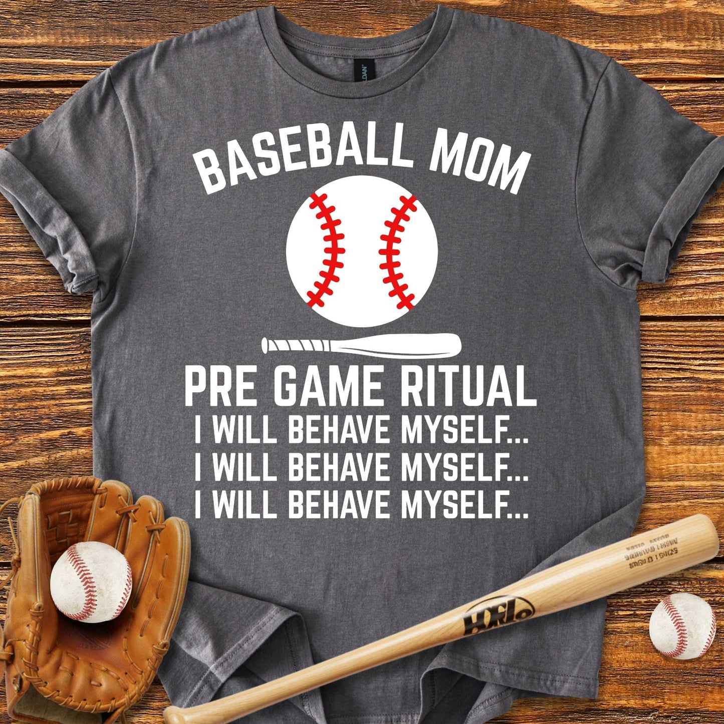 Funny Baseball Mom T-shirt - HomeRun PrintsT-Shirt