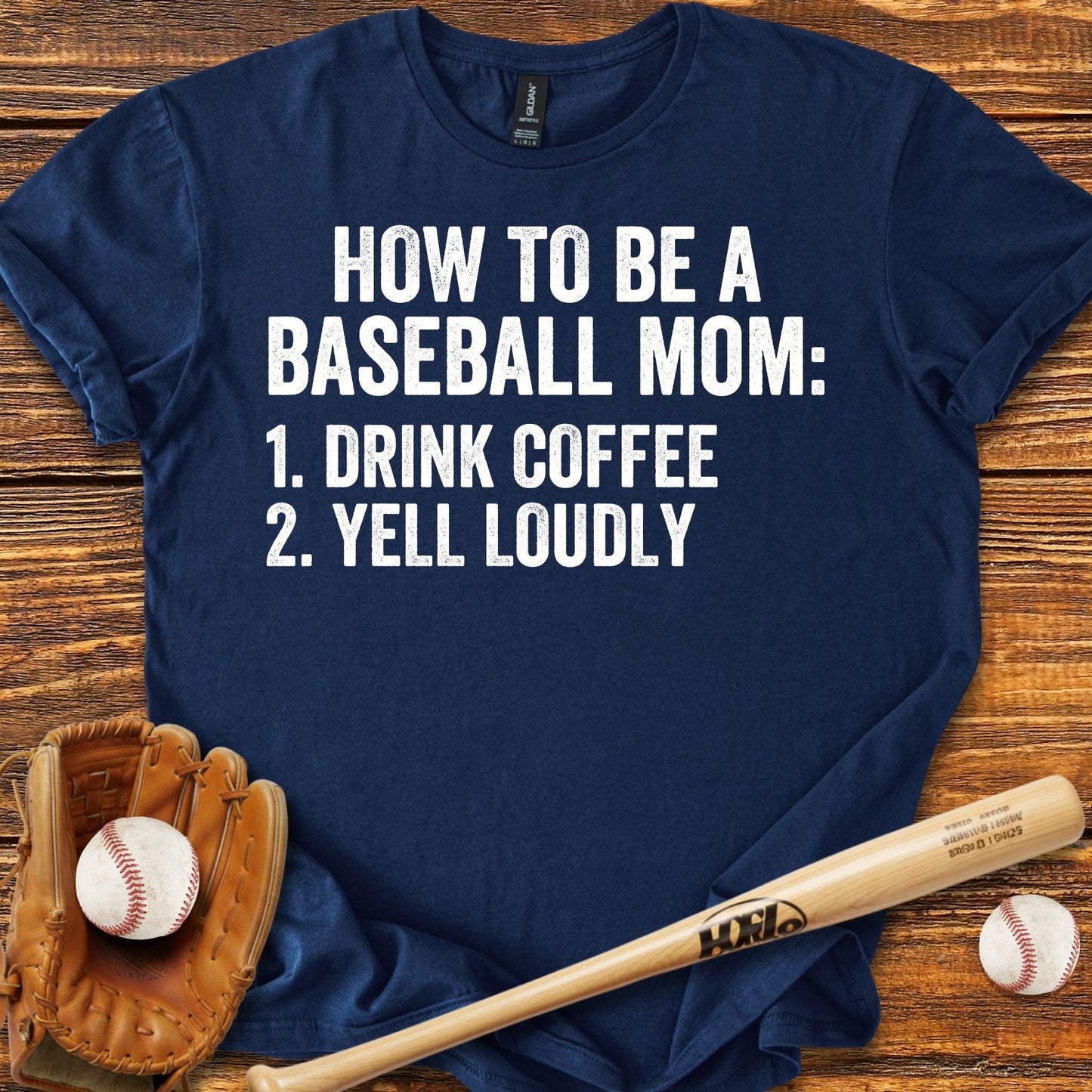 Funny Baseball Mom T-shirt - HomeRun PrintsT-Shirt