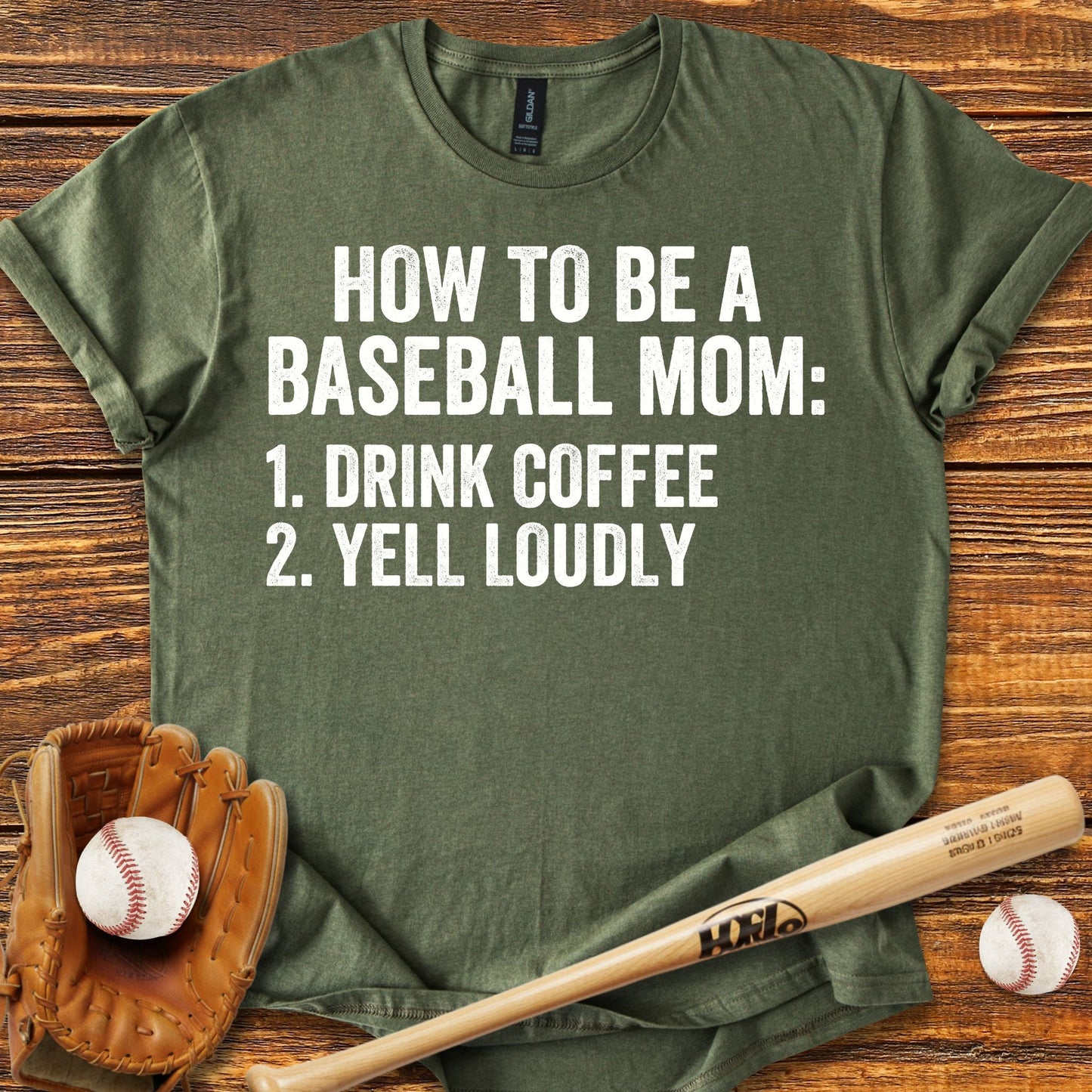 Funny Baseball Mom T-shirt - HomeRun PrintsT-Shirt