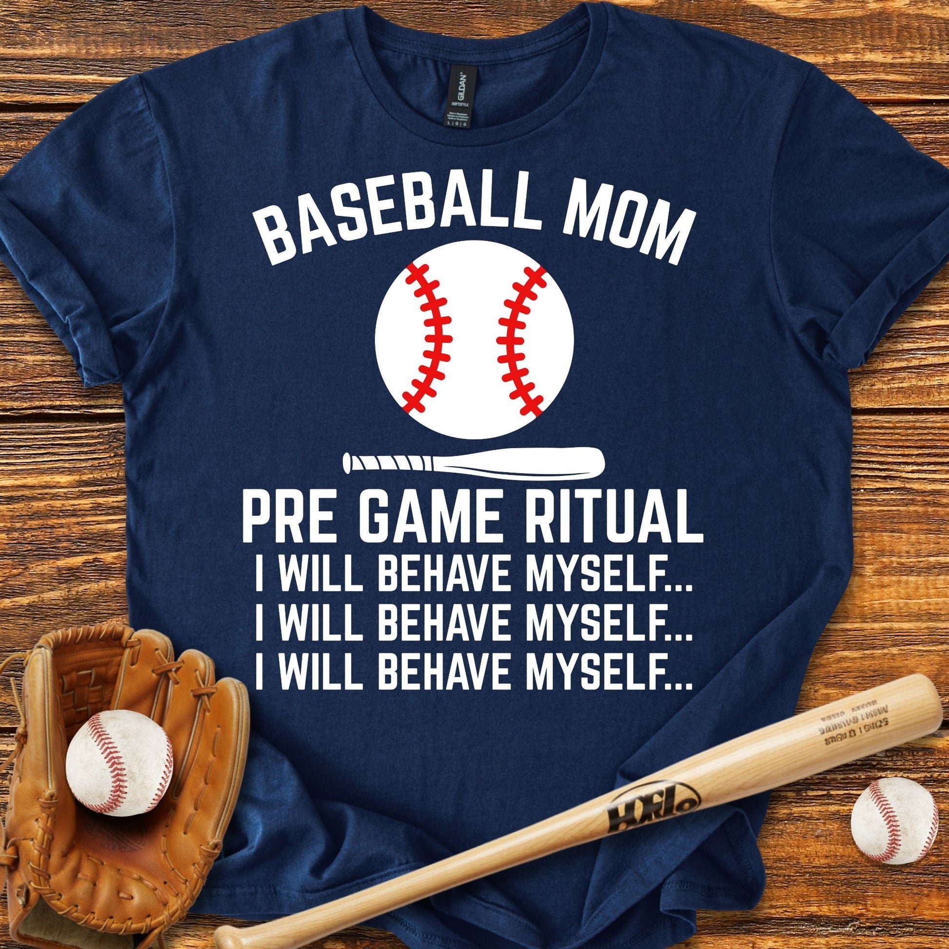 Funny Baseball Mom T-shirt - HomeRun PrintsT-Shirt