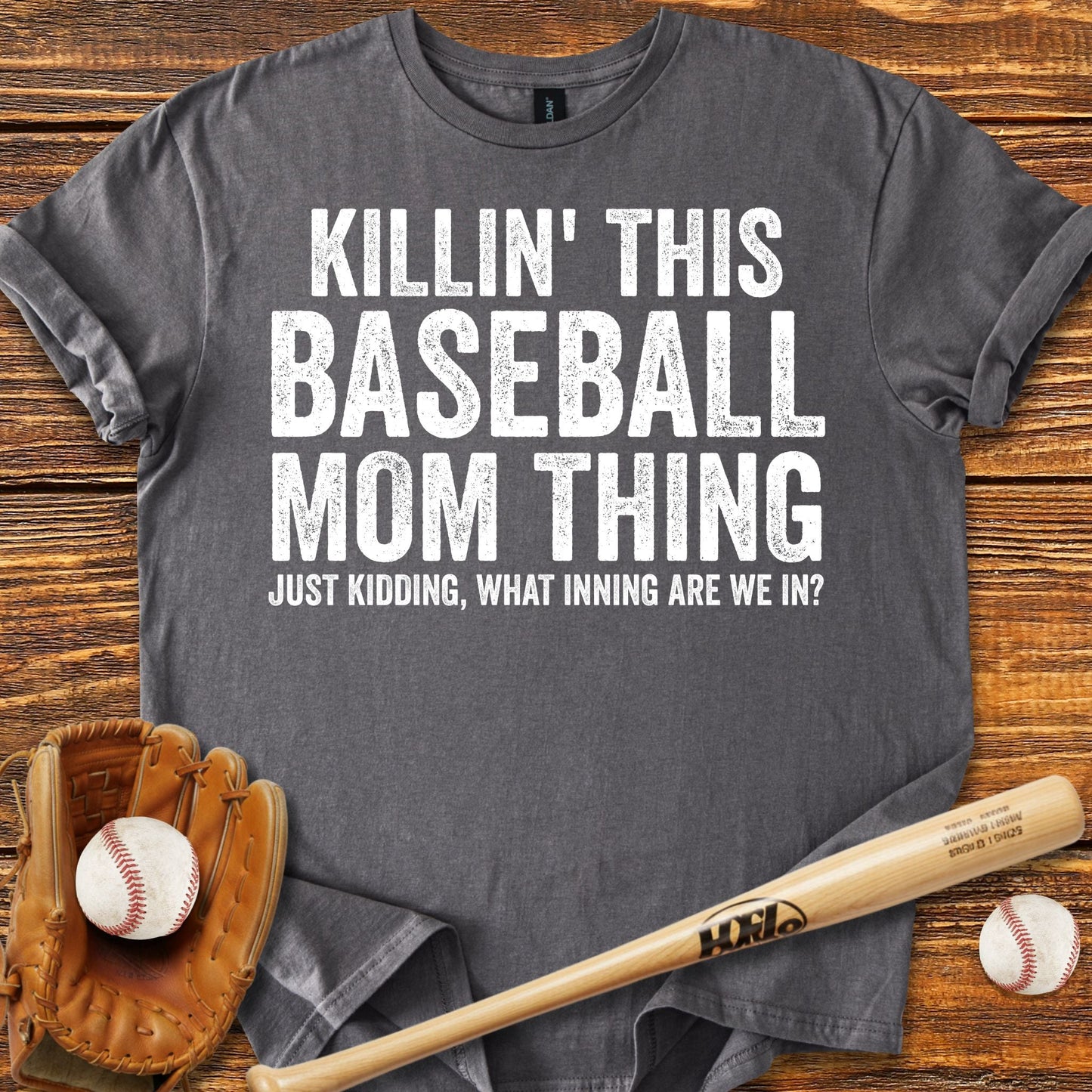 Funny Baseball Mom T-shirt - HomeRun PrintsT-Shirt