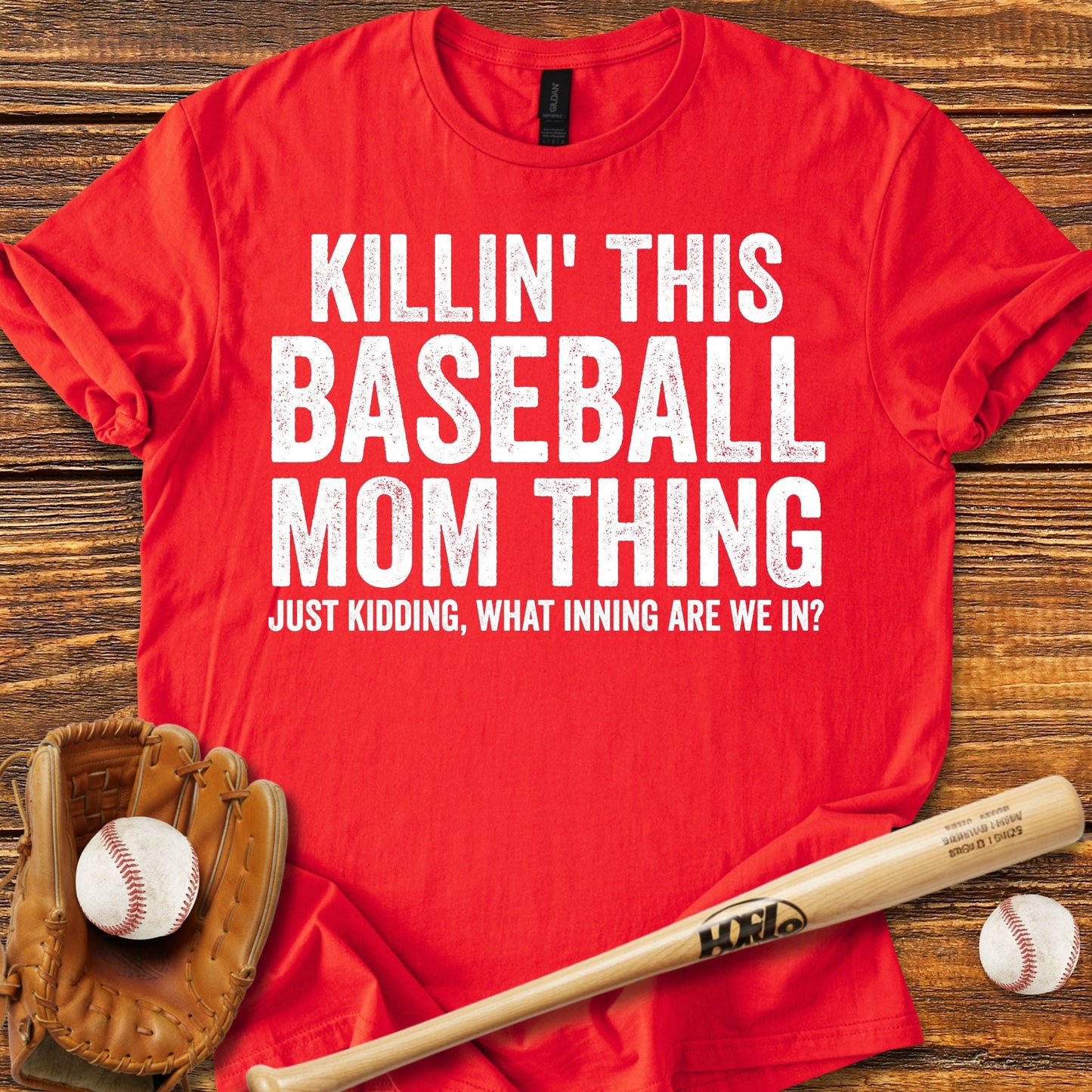 Funny Baseball Mom T-shirt - HomeRun PrintsT-Shirt