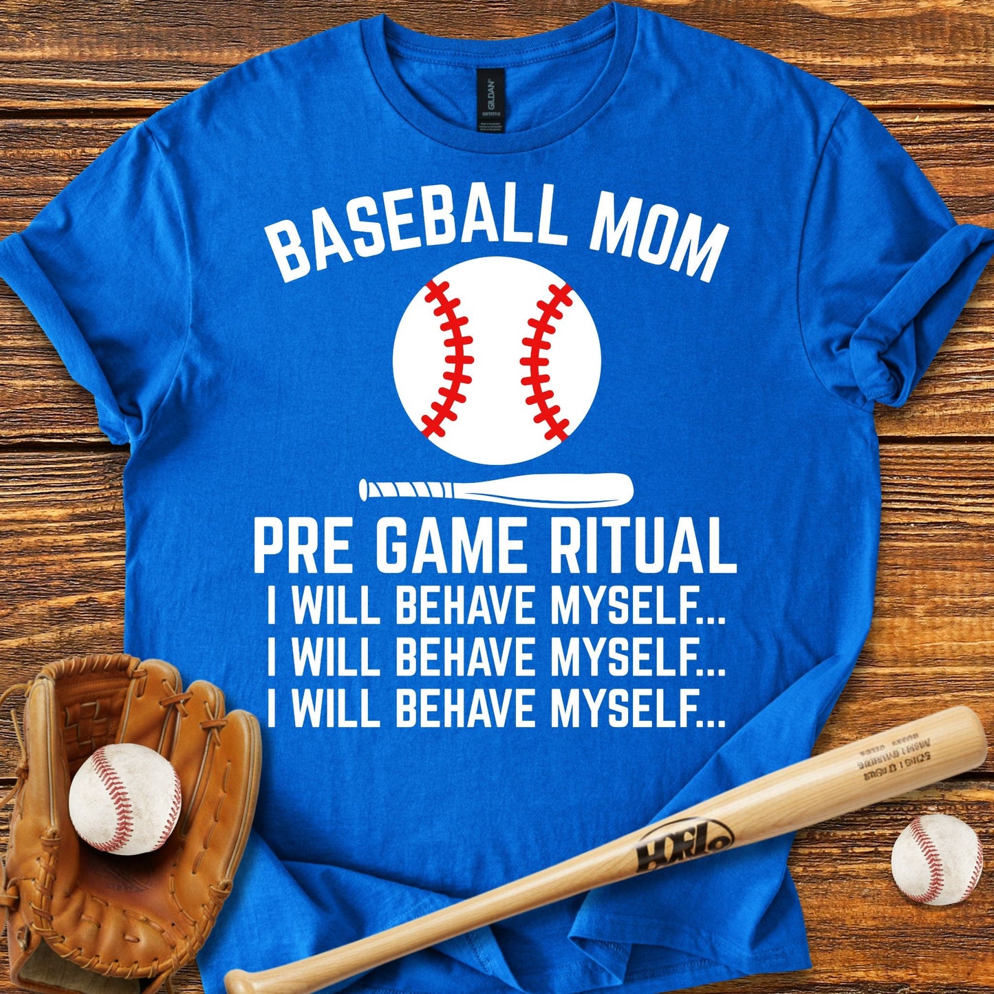 Funny Baseball Mom T-shirt - HomeRun PrintsT-Shirt