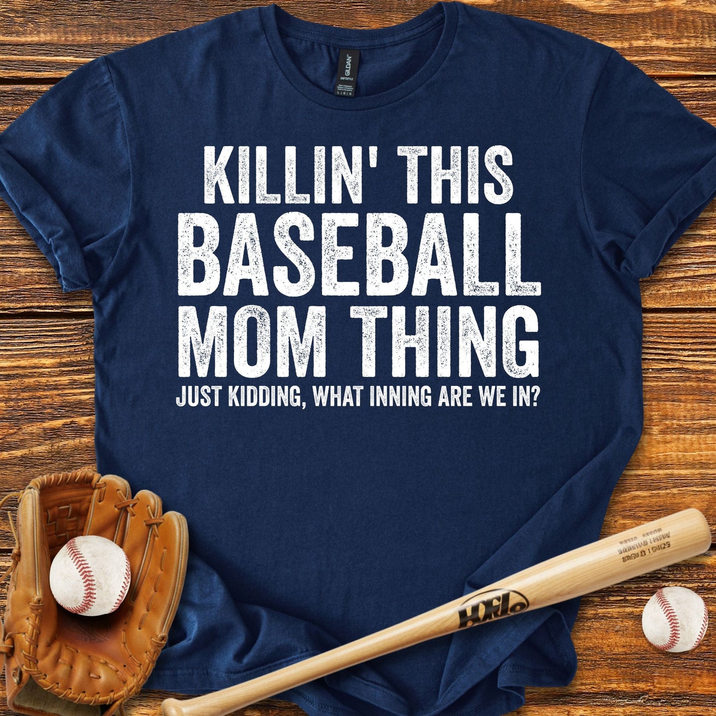 Funny Baseball Mom T-shirt - HomeRun PrintsT-Shirt